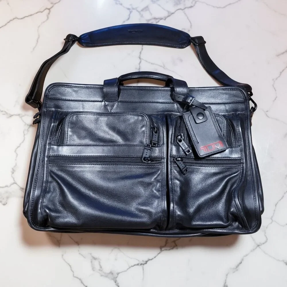 Tumi Alpha Expandable Organizer Laptop Brief